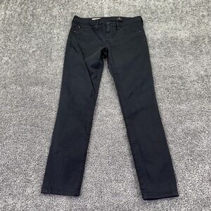 AG Adriano Goldschmied Jeans Womens 28R Black Legging Skinny Jegging Dark Wash